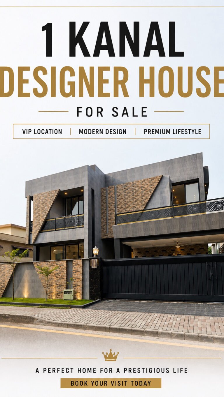 1 kanal designer house for sale